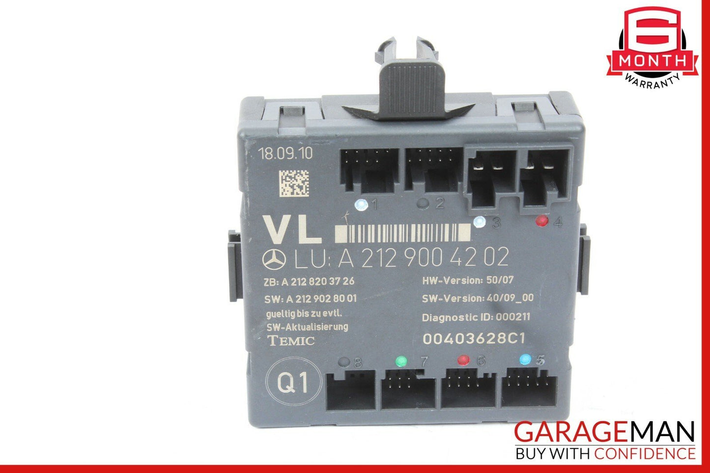 08-14 Mercedes W207 E350 Front Left Driver Side Door Control Module OEM