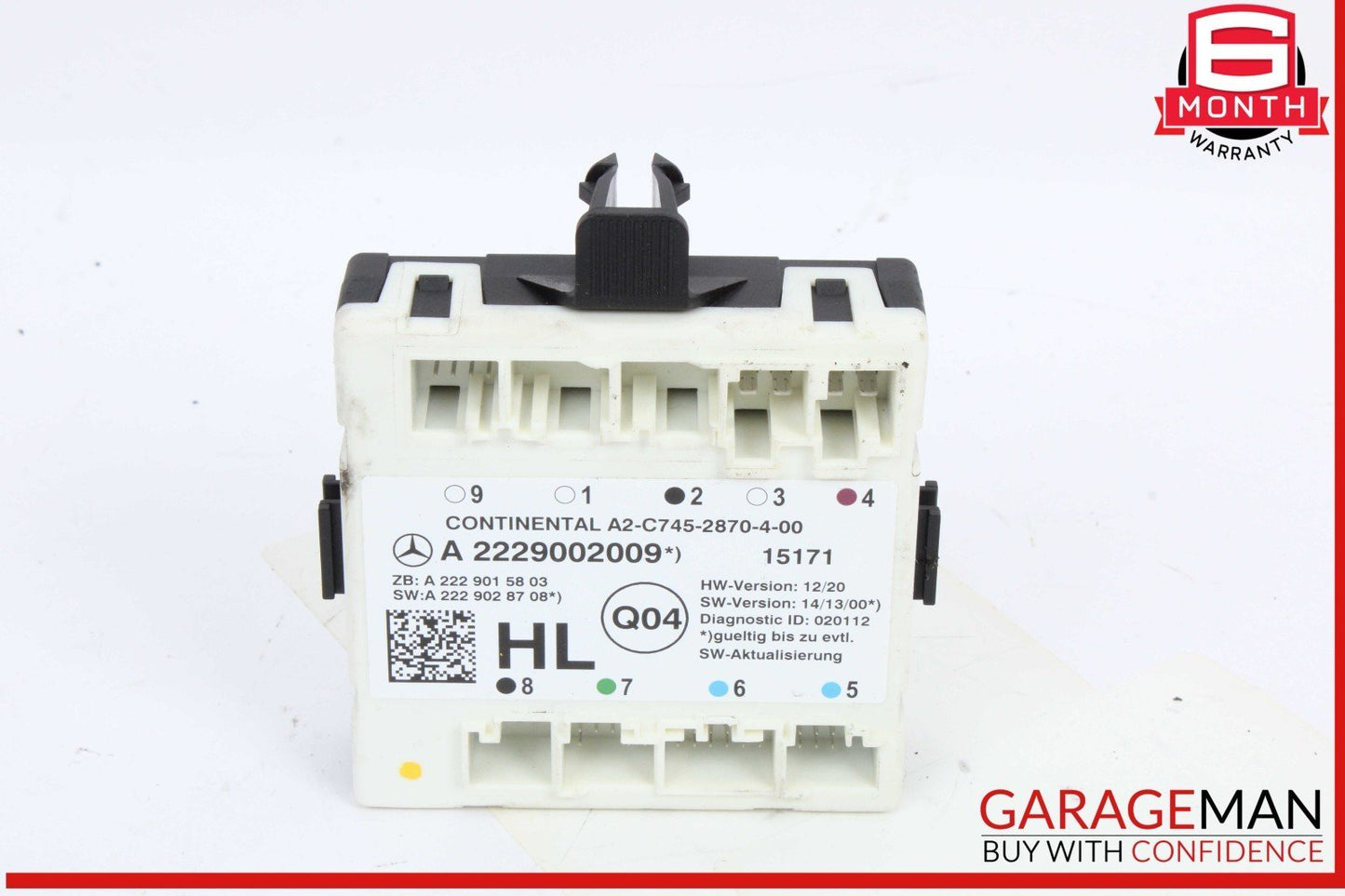 15-23 Mercedes W205 C300 C400 GLC300 Rear Left Side Door Control Module Unit OEM