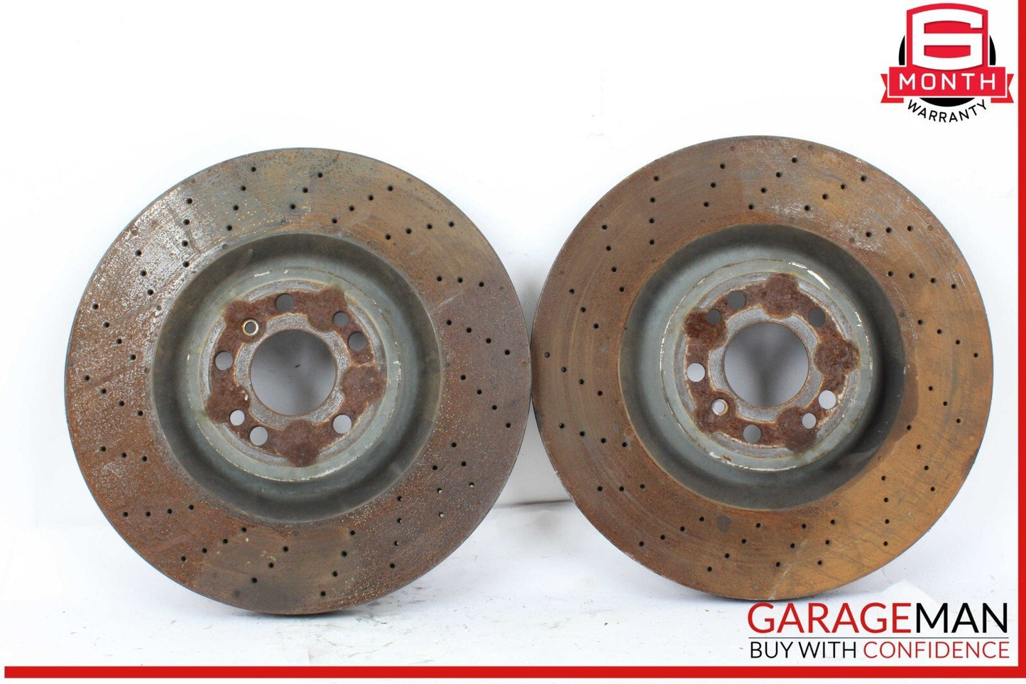 13-19 Mercedes X166 GL450 4MATIC Front Left & Right Brake Rotor Disc Set of 2