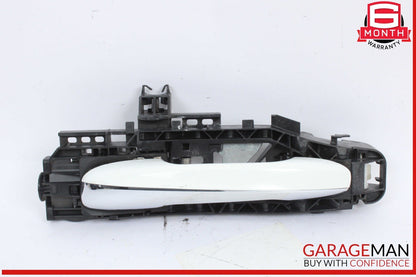 15-20 Mercedes W205 C300 Rear Left Driver Side Exterior Door Handle White OEM