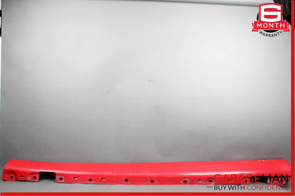 02-05 Mercedes W203 C230 Coupe Left Driver Side Rocker Skirt Molding Panel Red