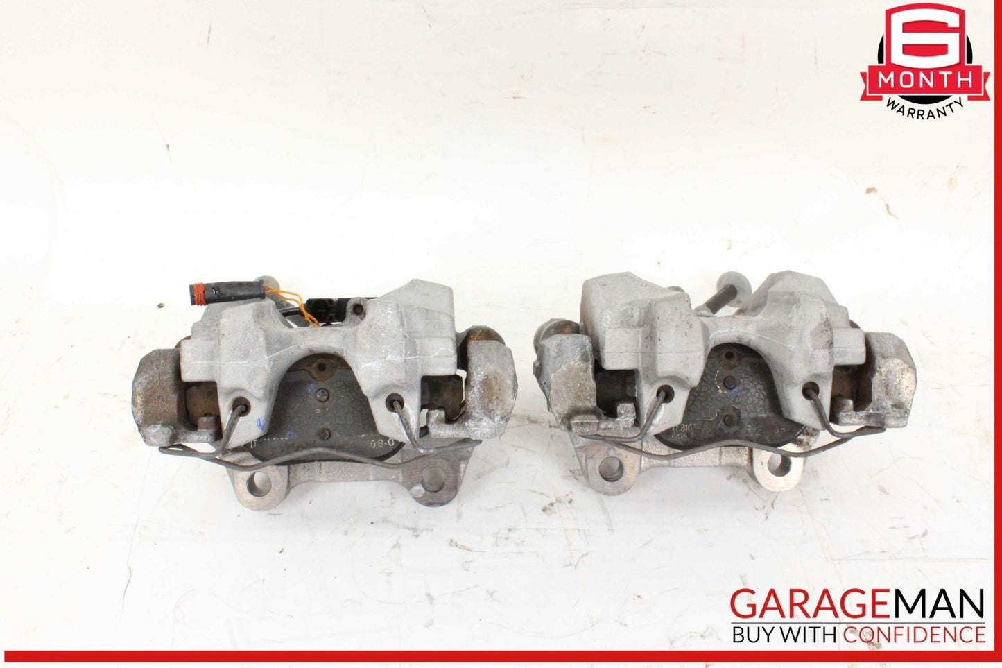 10-18 Mercedes W212 E350 Rear Left & Right Side Brake Caliper Calipers Set OEM