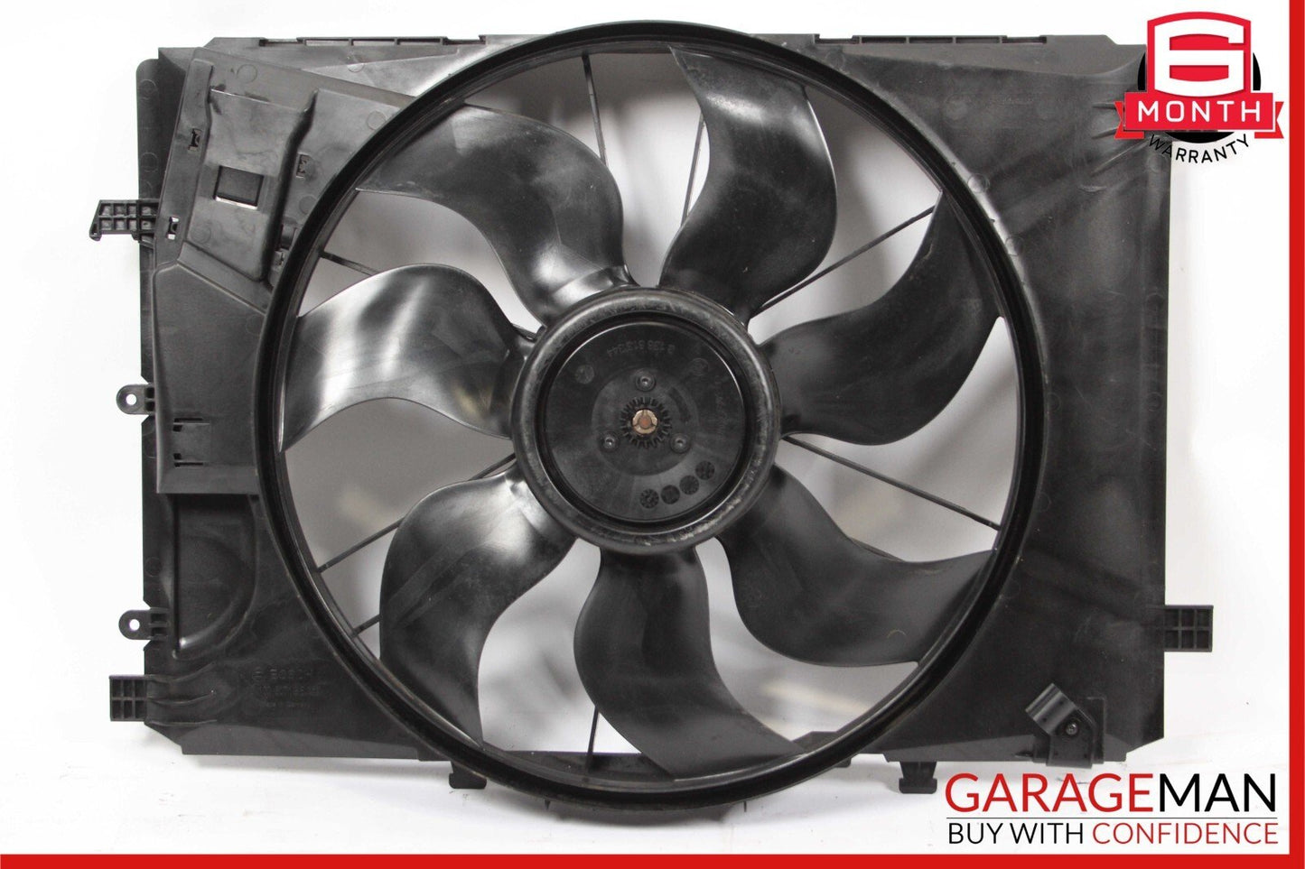 08-18 Mercedes W204 C250 E350 Engine Motor Radiator Cooling Fan Shroud Assembly
