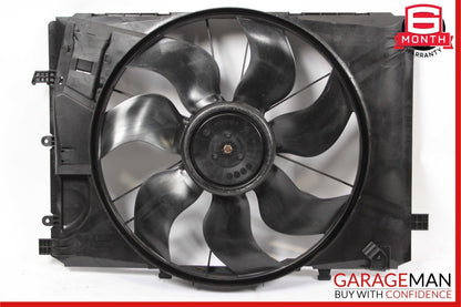 08-18 Mercedes W204 C250 E350 Engine Motor Radiator Cooling Fan Shroud Assembly