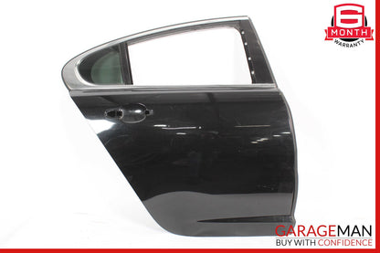 09-15 Jaguar XF Rear Right Door Shell Panel Black OEM
