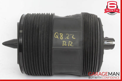 19-23 Audi Q8 3.0L Rear Right Air Suspension Strut Spring 4M0616002