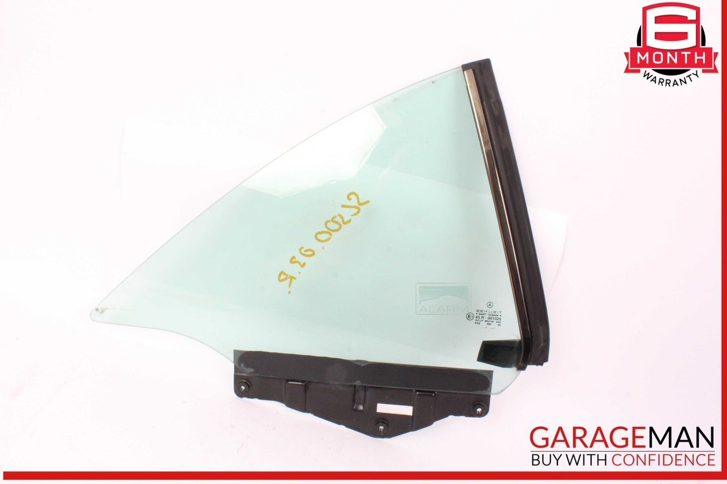 03-12 Mercedes R230 SL500 SL55 AMG Rear Right Side Quarter Window Glass OEM