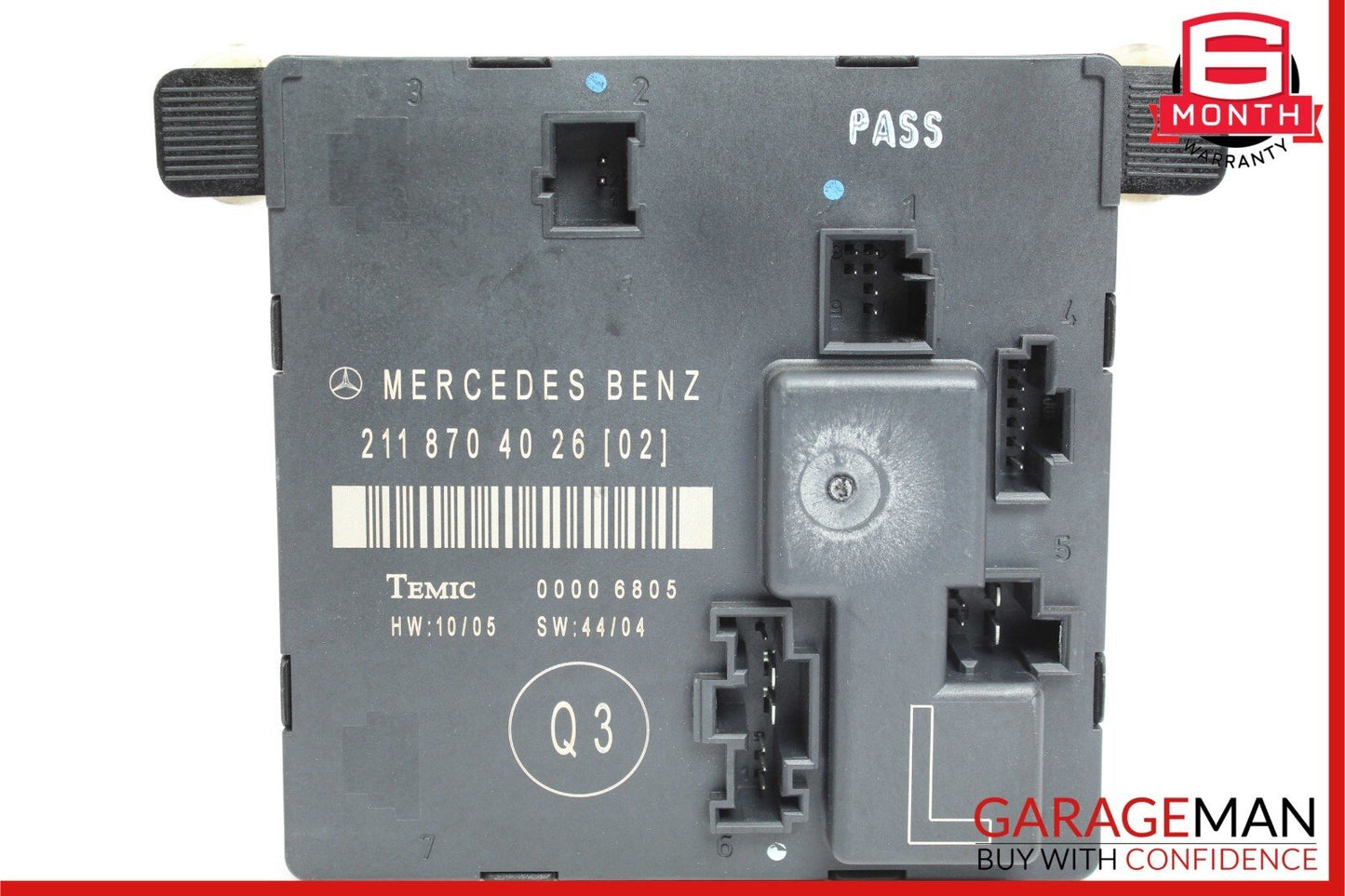 03-09 Mercedes W211 E350 E320 Rear Left Driver Side Door Control Module Unit OEM