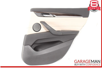 16-22 BMW X1 Rear Right Passenger Side Interior Door Trim Panel OEM