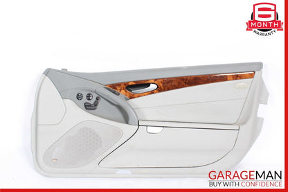 03-08 Mercedes R230 SL500 SL55 AMG Front Right Interior Door Panel Assy Grey