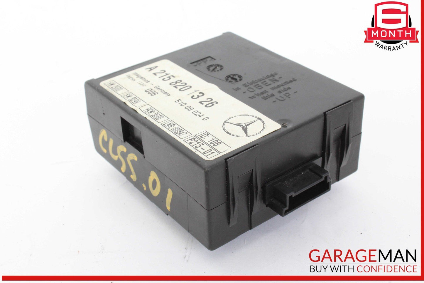 00-02 Mercedes W215 CL55 AMG Tow Alarm Control Module Unit 2158201326 OEM