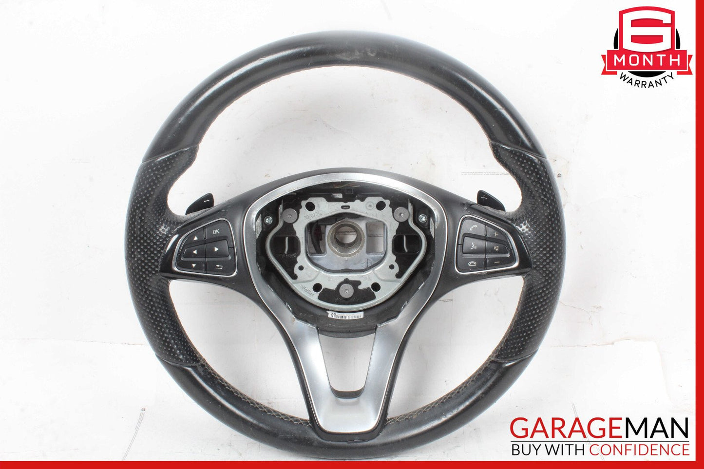 14-20 Mercedes W117 CLA250 GLA250 Steering Wheel w/ Paddle Shifters Assy OEM