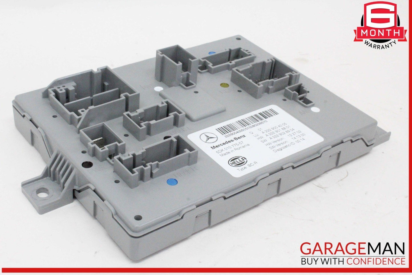 14-17 Mercedes W222 S550 Maybach S600 Rear Trunk Relay SAM Module 2229004005 OEM