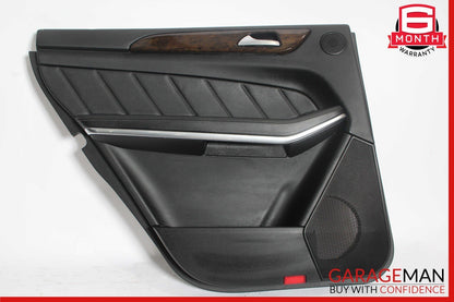 13-16 Mercedes X166 GL450 Rear Left Side Interior Door Panel Cover Trim Assy