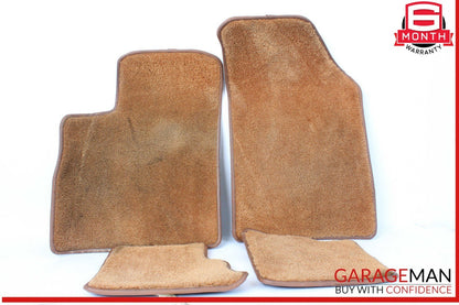 03-10 Bentley Continental GTC Front & Rear Floor Mat Carpet Cover Set of 4 OEM