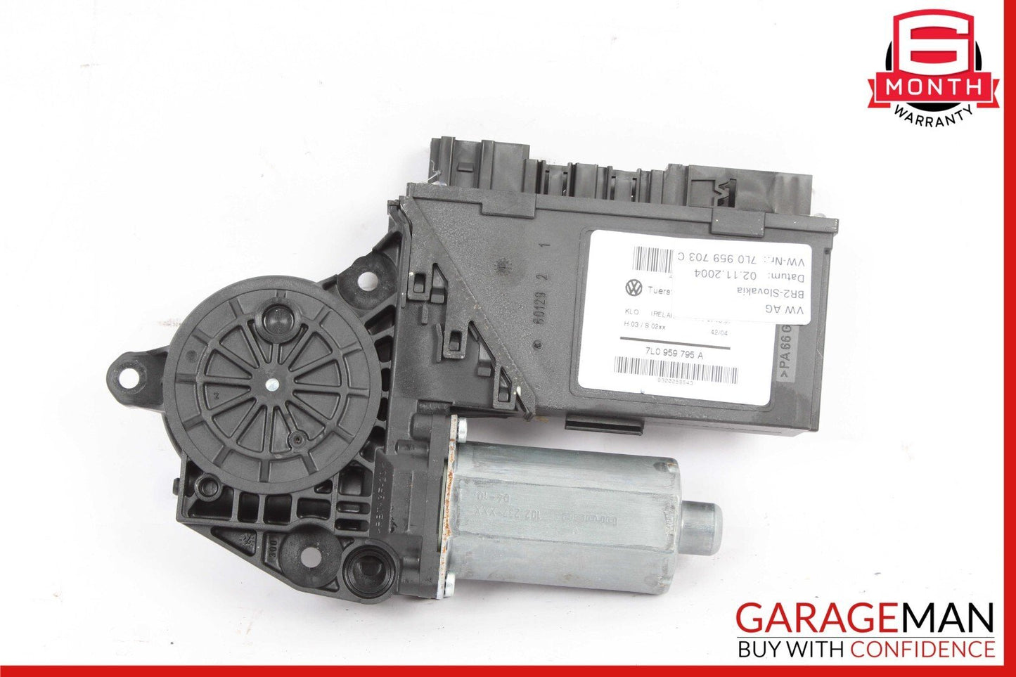 03-10 Porsche Cayenne S 955 957 Rear Left Side Door Window Regulator Motor OEM