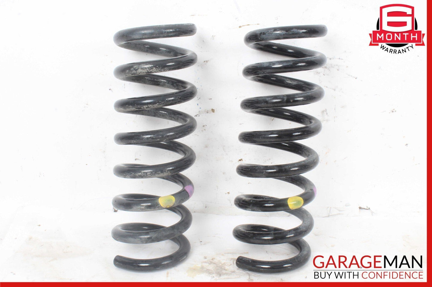 08-14 Mercedes W204 C250 C300 C350 Rear Shock Strut Coil Spring Set of 2 Pc OEM