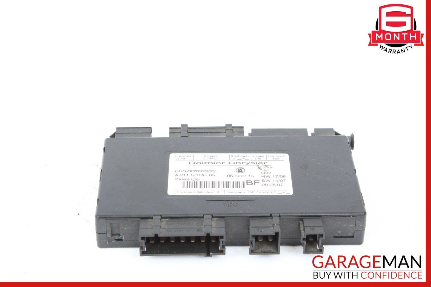 03-12 Mercedes R350 E320 GL450 GL500 CLS550 Front Right Seat Control Module Unit