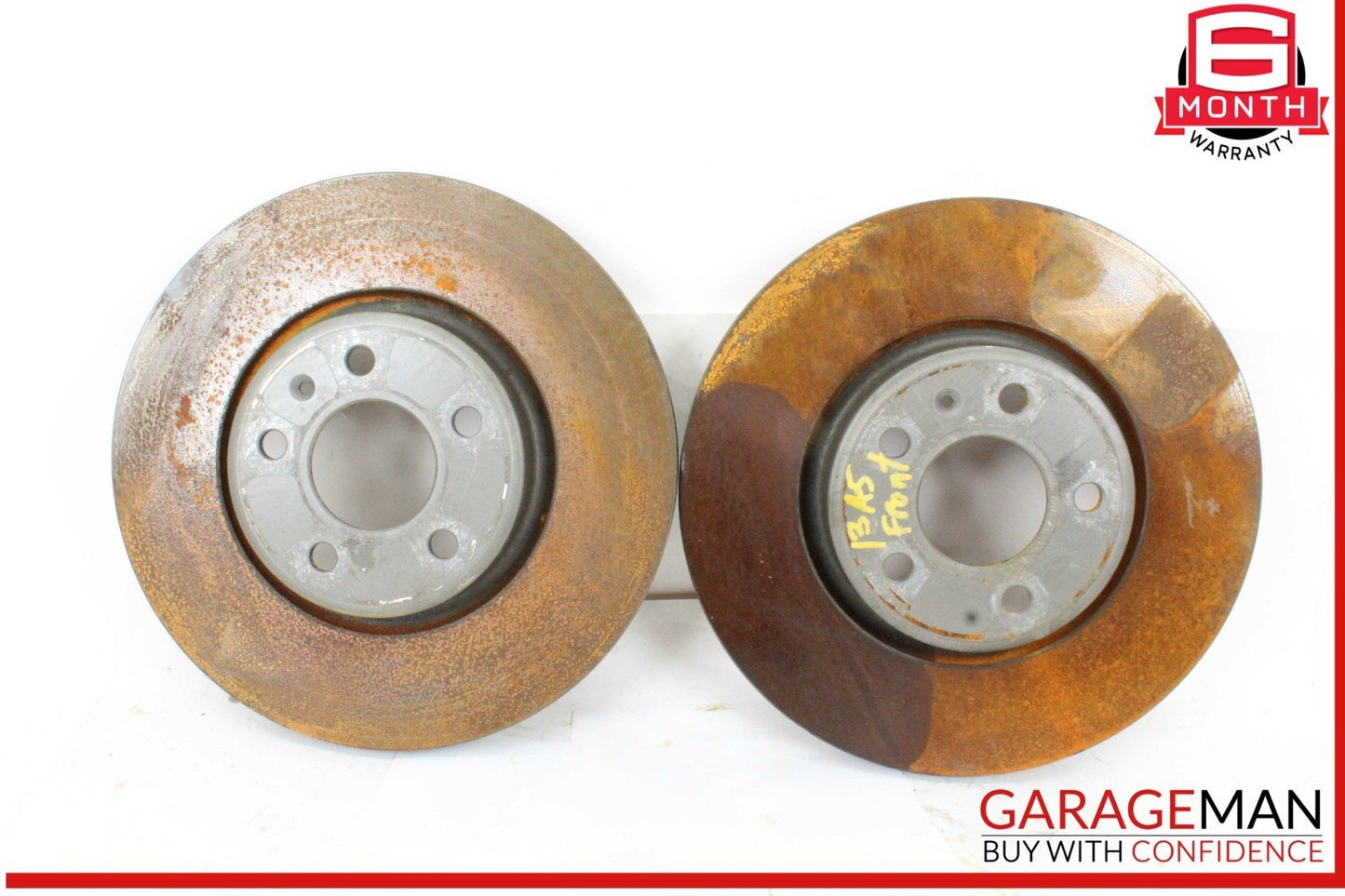 09-16 Audi A5 A4 Front Left and Front Right Side Brake Disc Rotor Set OEM
