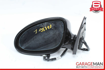 07-09 Mercedes W221 S450 S550 Front Left Side Mirror Door Rear View Black OEM