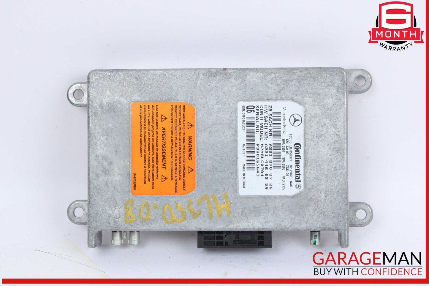 06-14 Mercedes W164 ML350 SL550 S550 Voice Communication Control Module Unit OEM