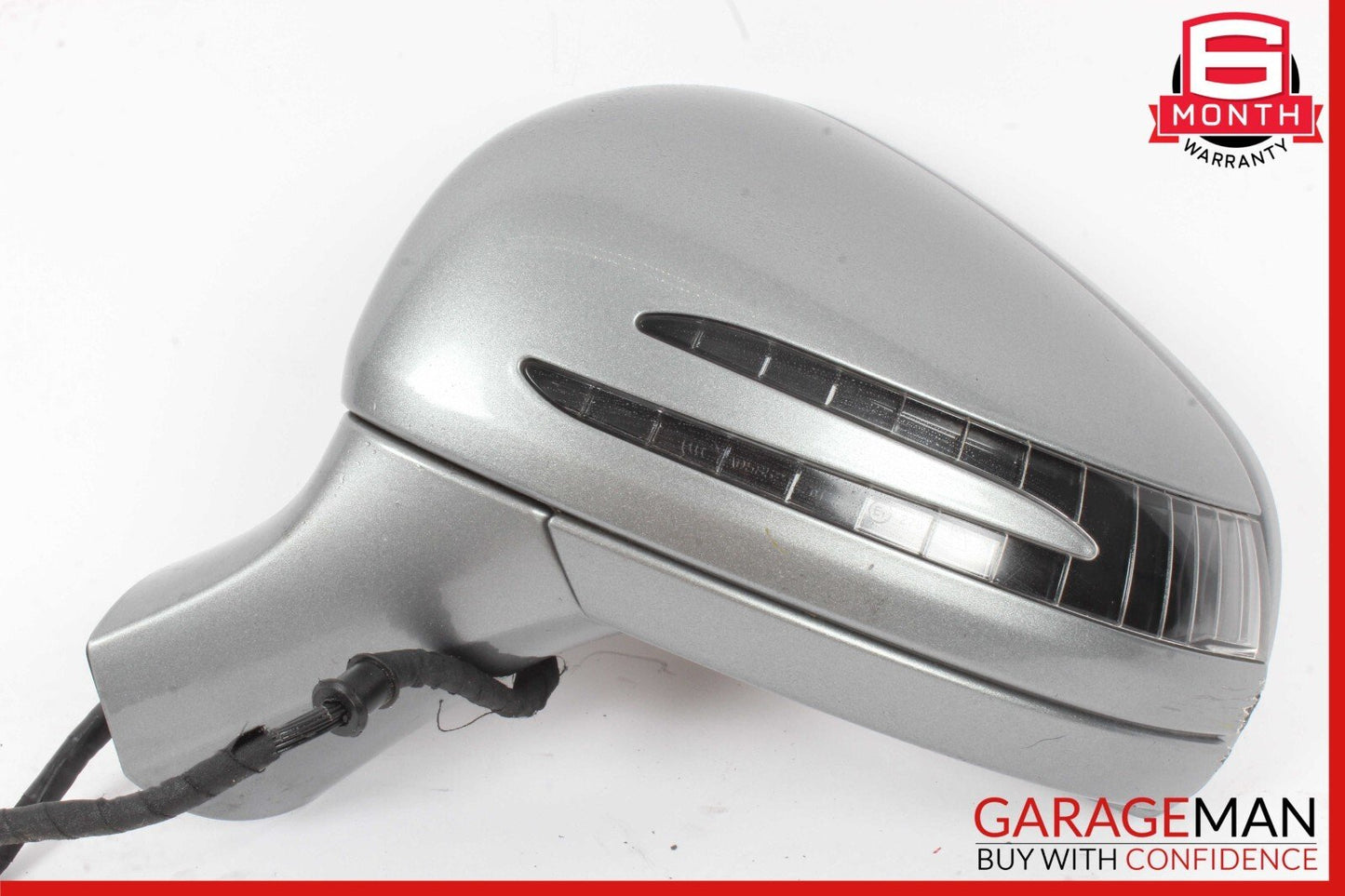12-16 Mercedes R172 SLK250 Left Side Mirror Door Rear View Palladium Silver