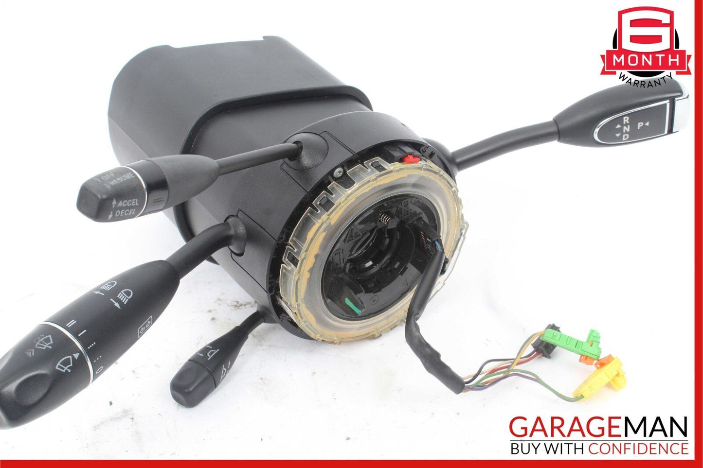 07-10 Mercedes W221 S550 Steering Column Combination Switch Assembly Black OEM
