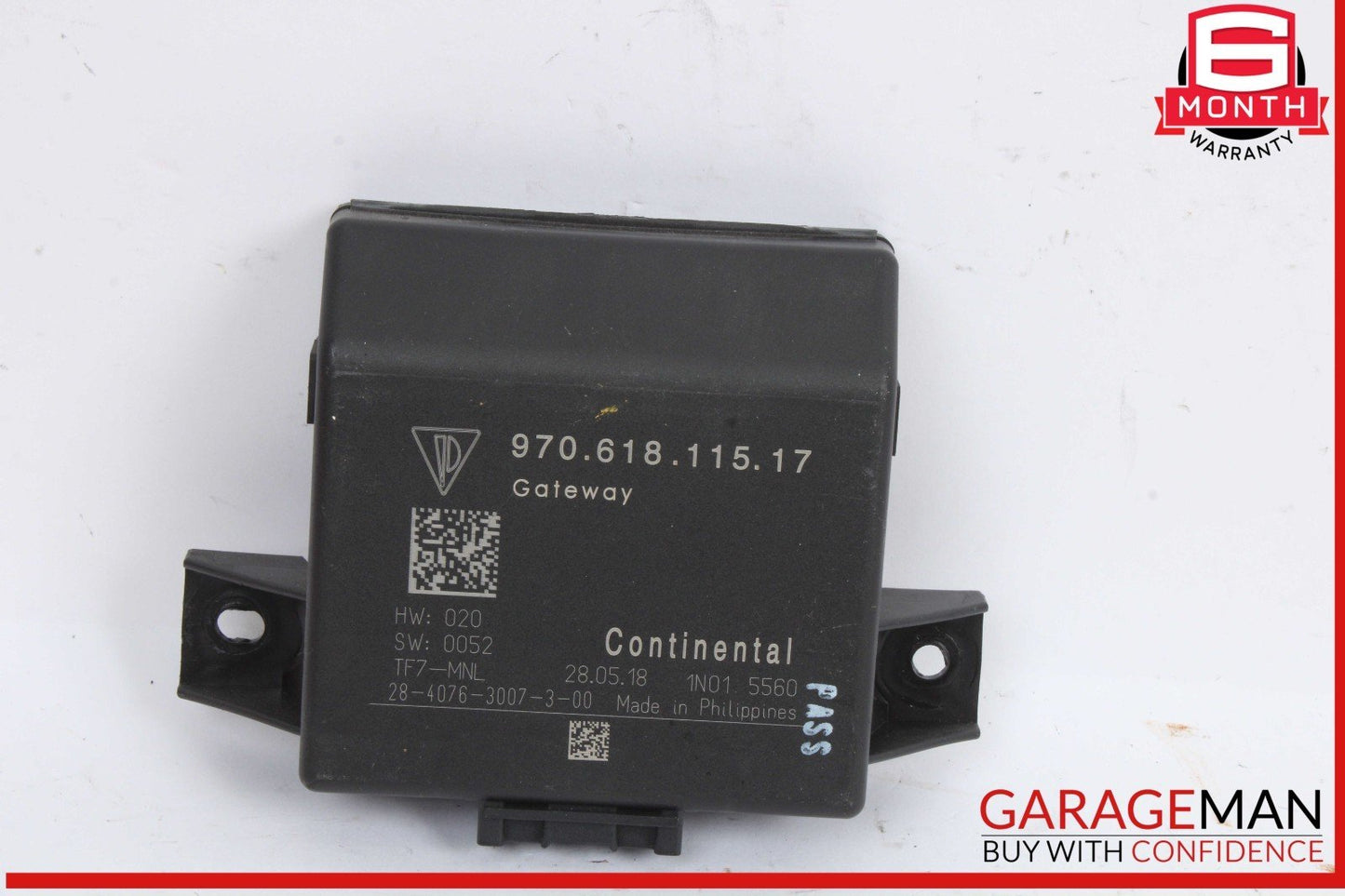 10-16 Porsche Panamera S 970 Central Gateway Control Module Unit 97061811517 OEM
