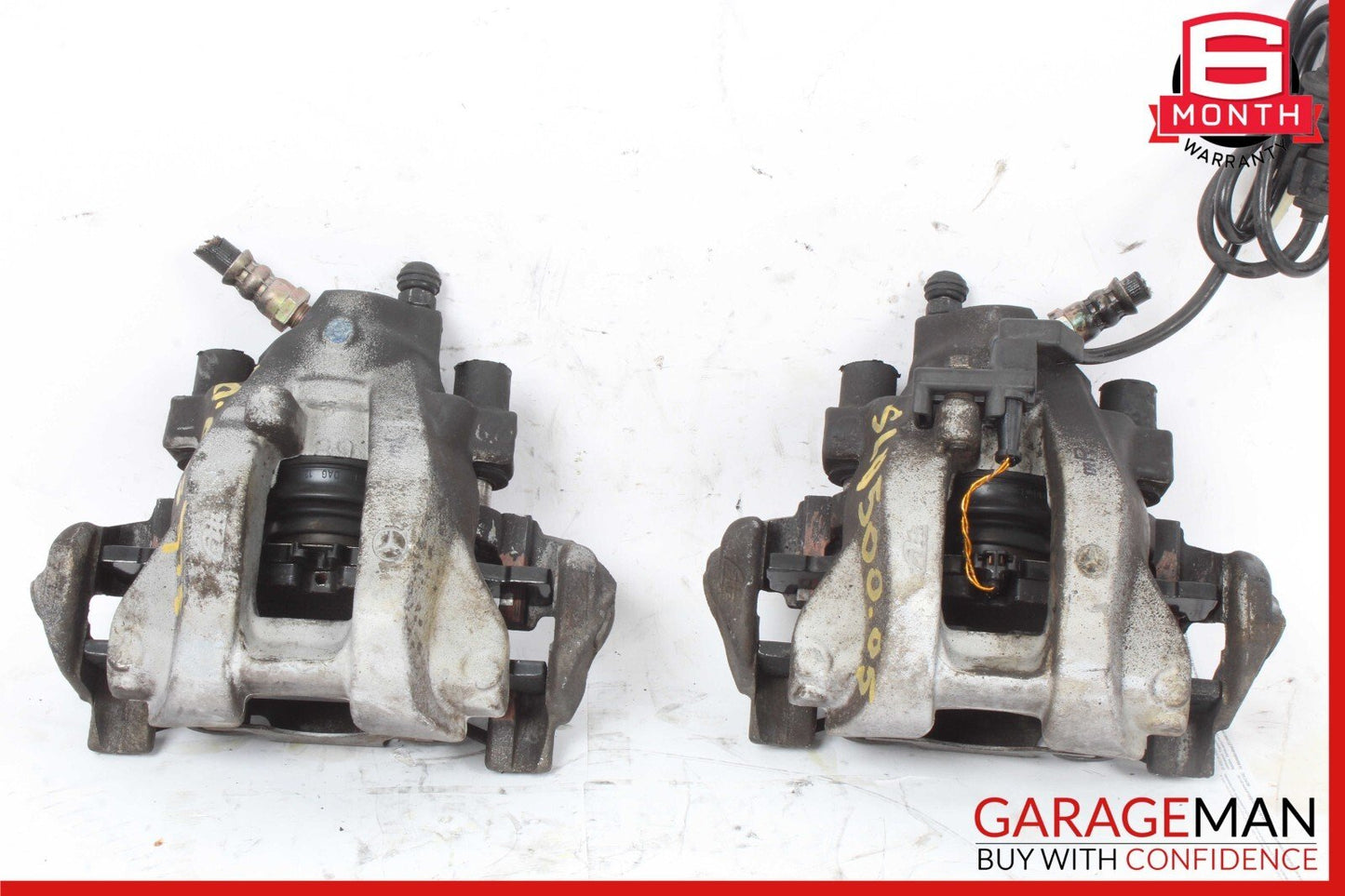 03-06 Mercedes R230 SL500 Rear Brake Caliper Calipers Set of 2 Pc