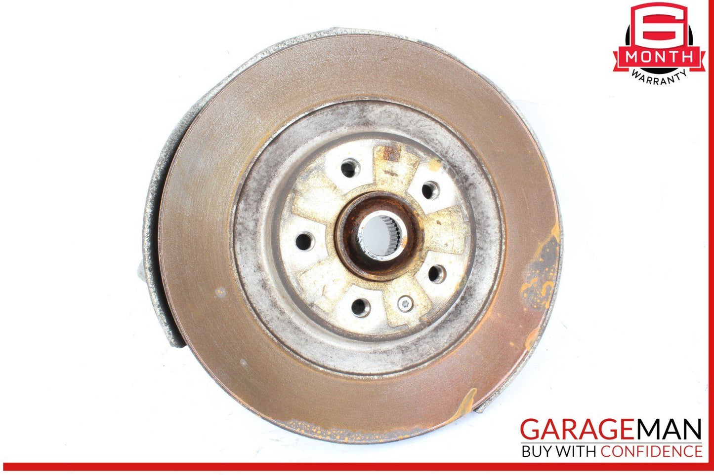 15-24 Porsche Macan 95B Rear Right Side Spindle Knuckle Wheel Hub w/ Rotor Disc