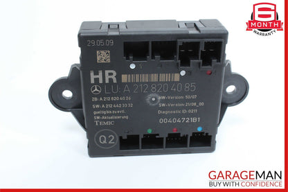 08-18 Mercedes GLK350 E350 C350 C300 Rear Right Side Door Control Module Unit