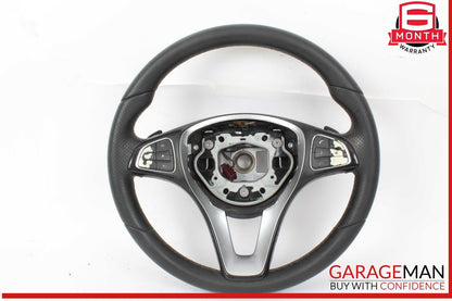 14-20 Mercedes X156 GLA250 Steering Wheel w/ Paddle Shifters Assy Black