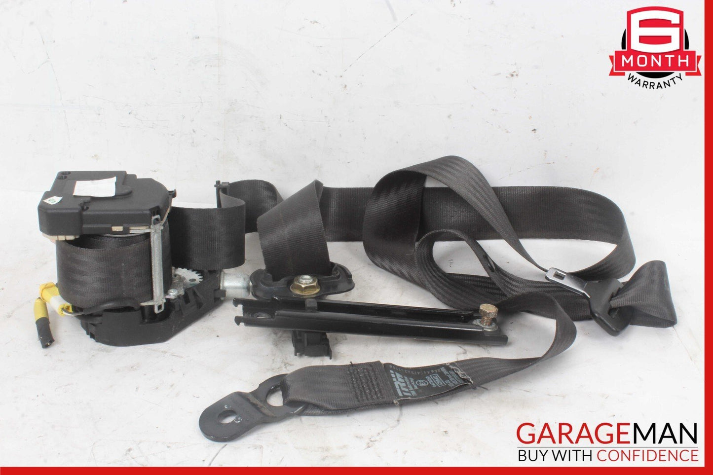 03-08 Maserati Quattroporte M139 Front Left Driver Side Seat Belt Black OEM