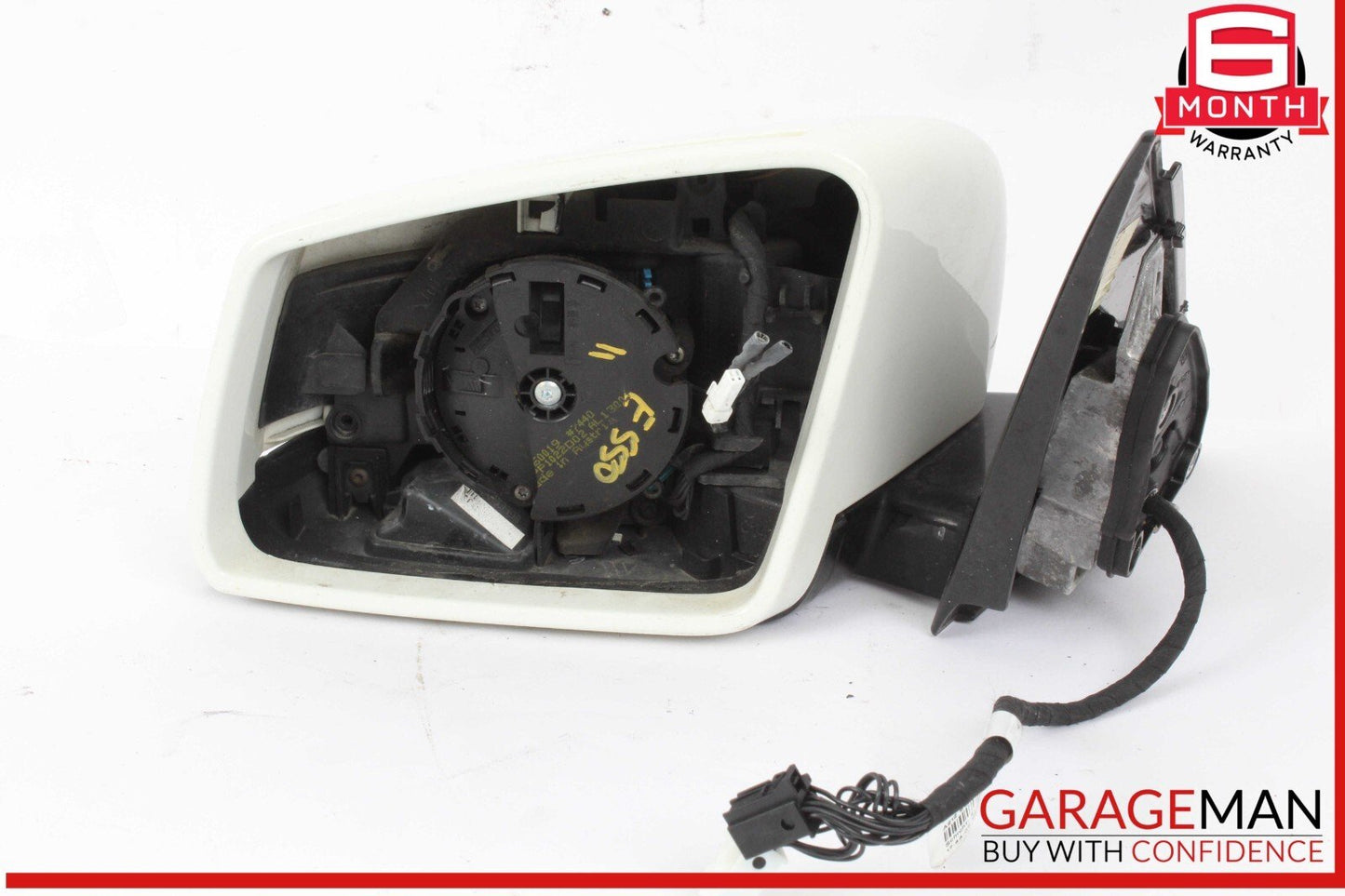 10-13 Mercedes W212 E550 Front Left Driver Side Mirror Door Rear View White OEM