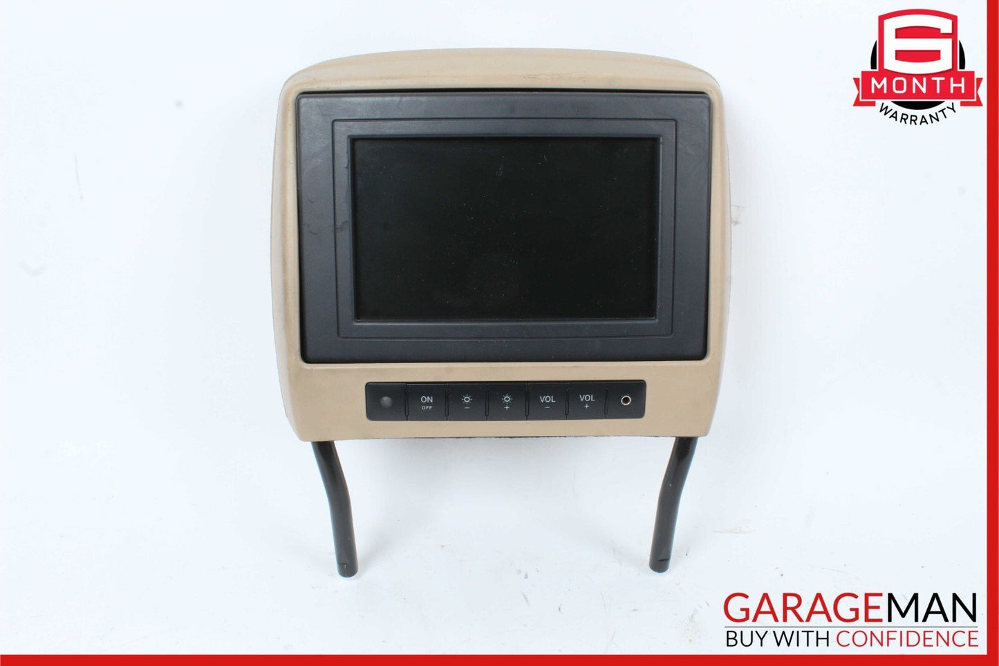 07-12 Mercedes GL450 ML450 R500 Seat Headrest Screen Monitor Display Trim Brown