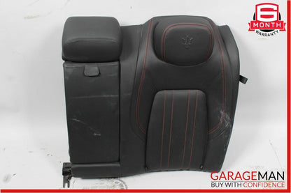 14-17 Maserati Ghibli Rear Left Side Top Upper Seat Cushion Cover Assembly Black