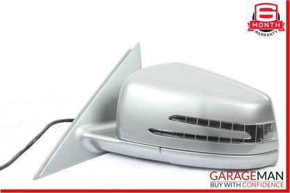 10-13 Mercedes W221 S550 S65 AMG Front Left Side Mirror Door Rear View Silver