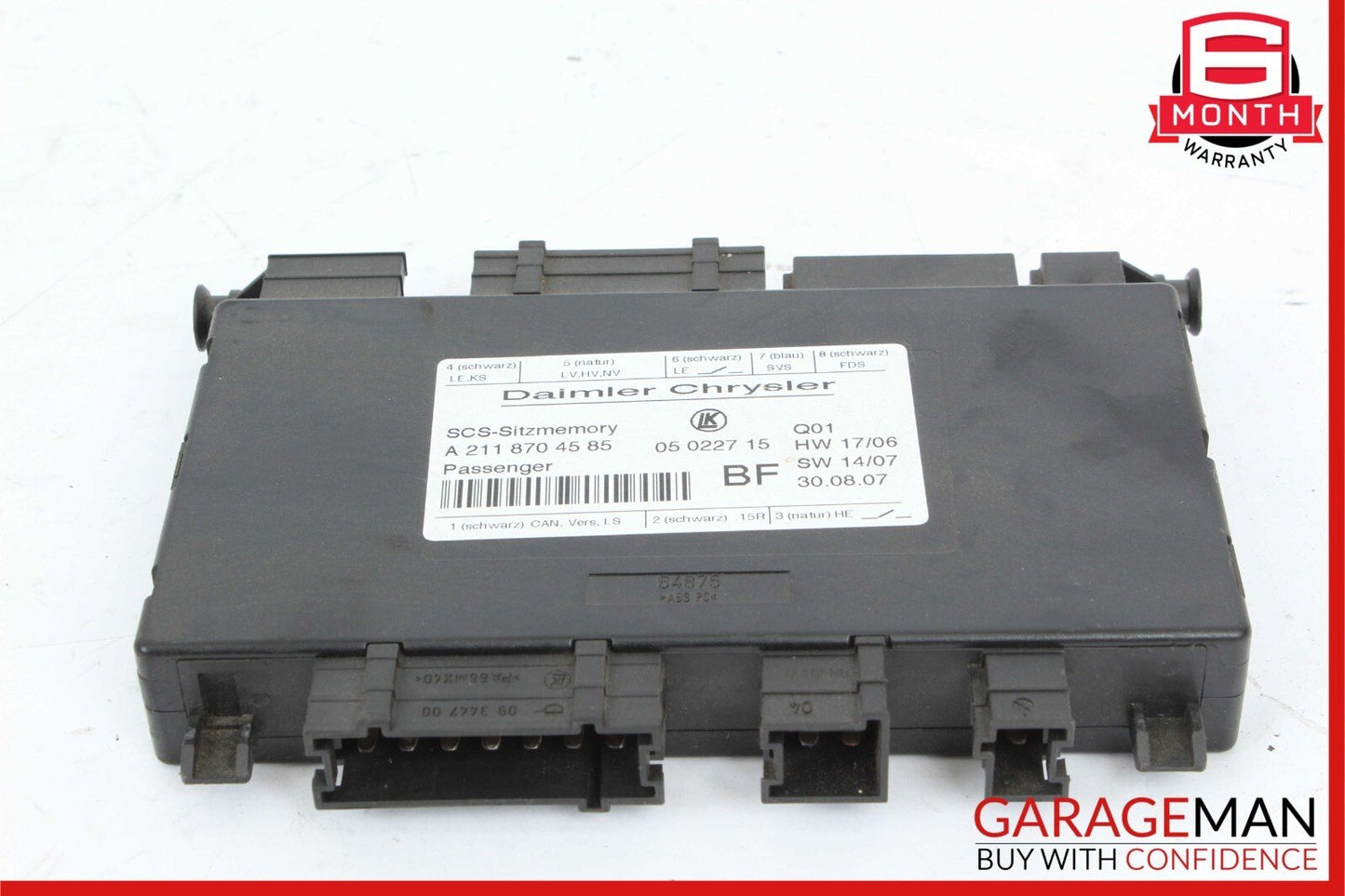 03-12 Mercedes E350 GL450 Front Right Seat Control Module Unit OEM
