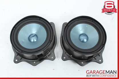 07-09 Mercedes W221 S550 Rear Left & Right Door Audio Sound Speakers Set of 2 Pc