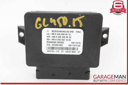 12-16 Mercedes X166 GL450 SLK350 Hand Parking Brake Control Module Unit OEM