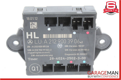 08-14 Mercedes W204 C250 C300 Rear Left Driver Side Door Control Module OEM