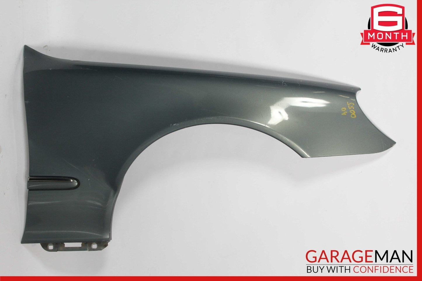 00-06 Mercedes W220 S500 S55 AMG Front Right Side Wing Fender Panel Cover Gray