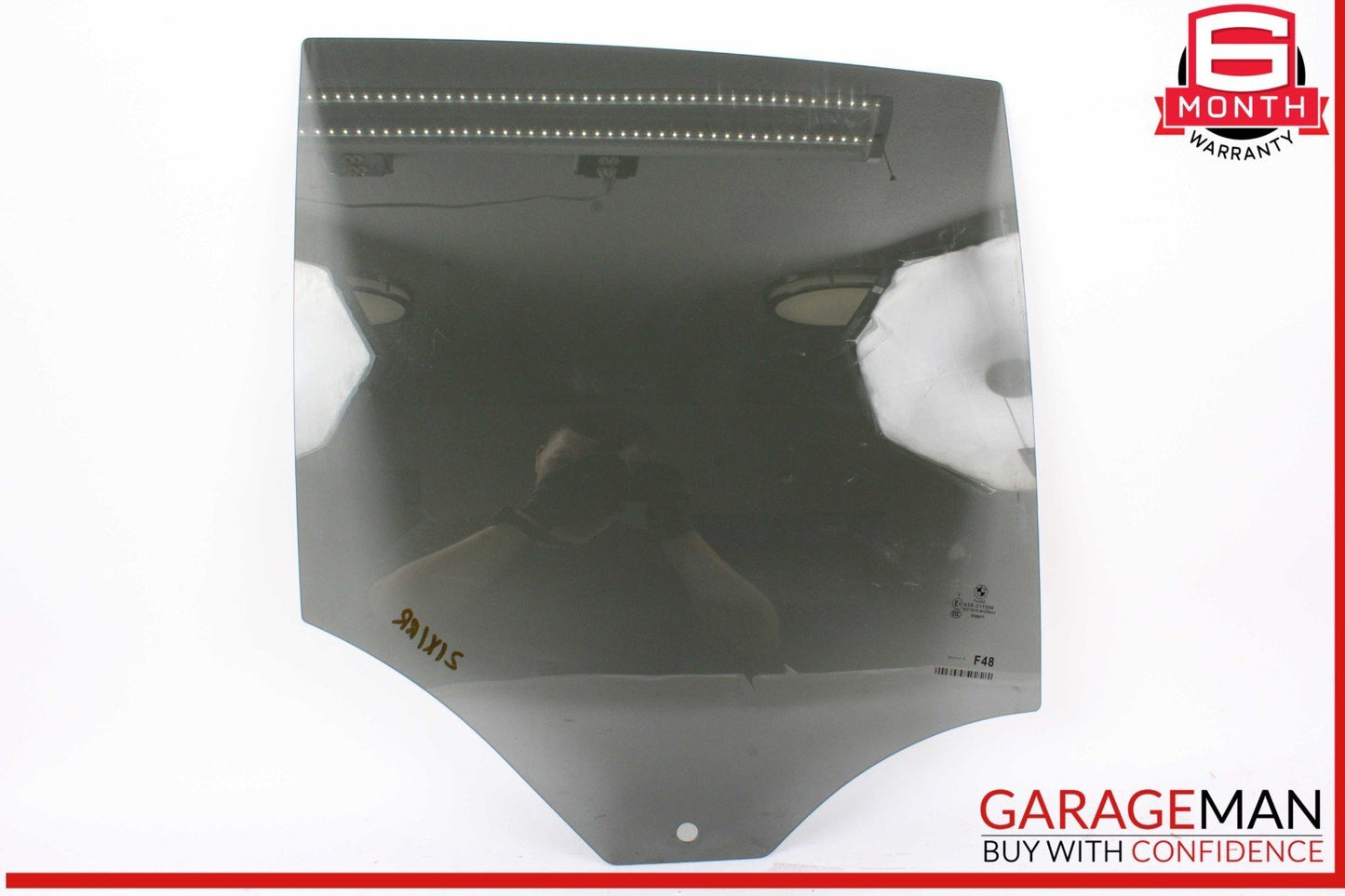 16-22 BMW X1 Rear Right Passenger Side Door Window Glass OEM