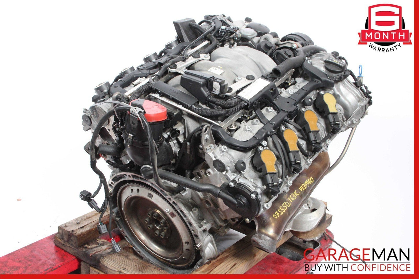 07-11 Mercedes W221 S550 CL550 5.5L V8 Complete Engine Motor Block RWD OEM 163k