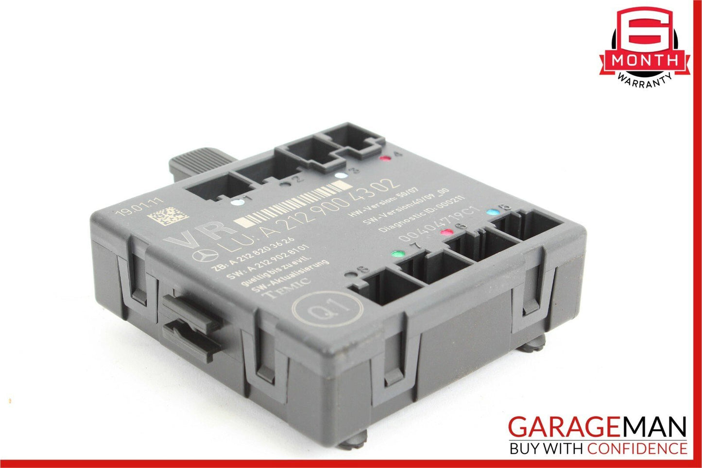 10-13 Mercedes W207 E350 E550 E63 AMG Front Right Side Door Control Module OEM
