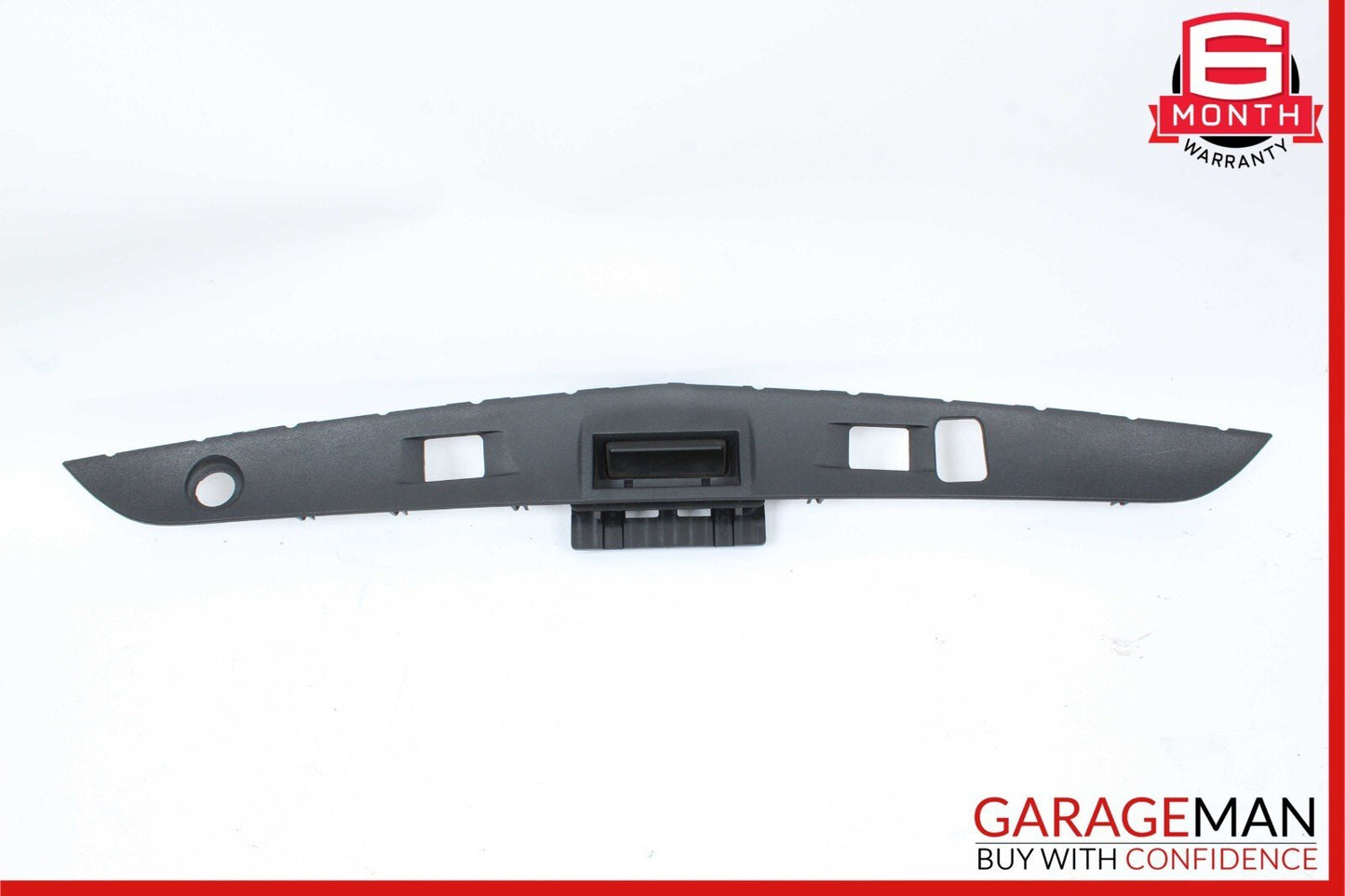 10-13 Mercedes W212 E350 E550 Sedan Trunk Lid Tailgate Handle Trim Black OEM