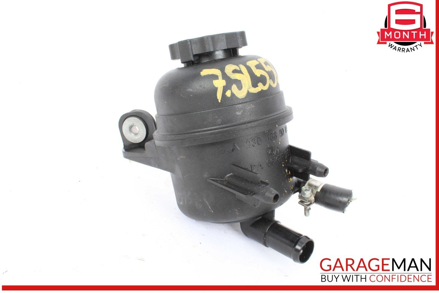 03-12 Mercedes R230 SL550 SL600 SL55 SL65 AMG Power Steering Pump Reservoir OEM