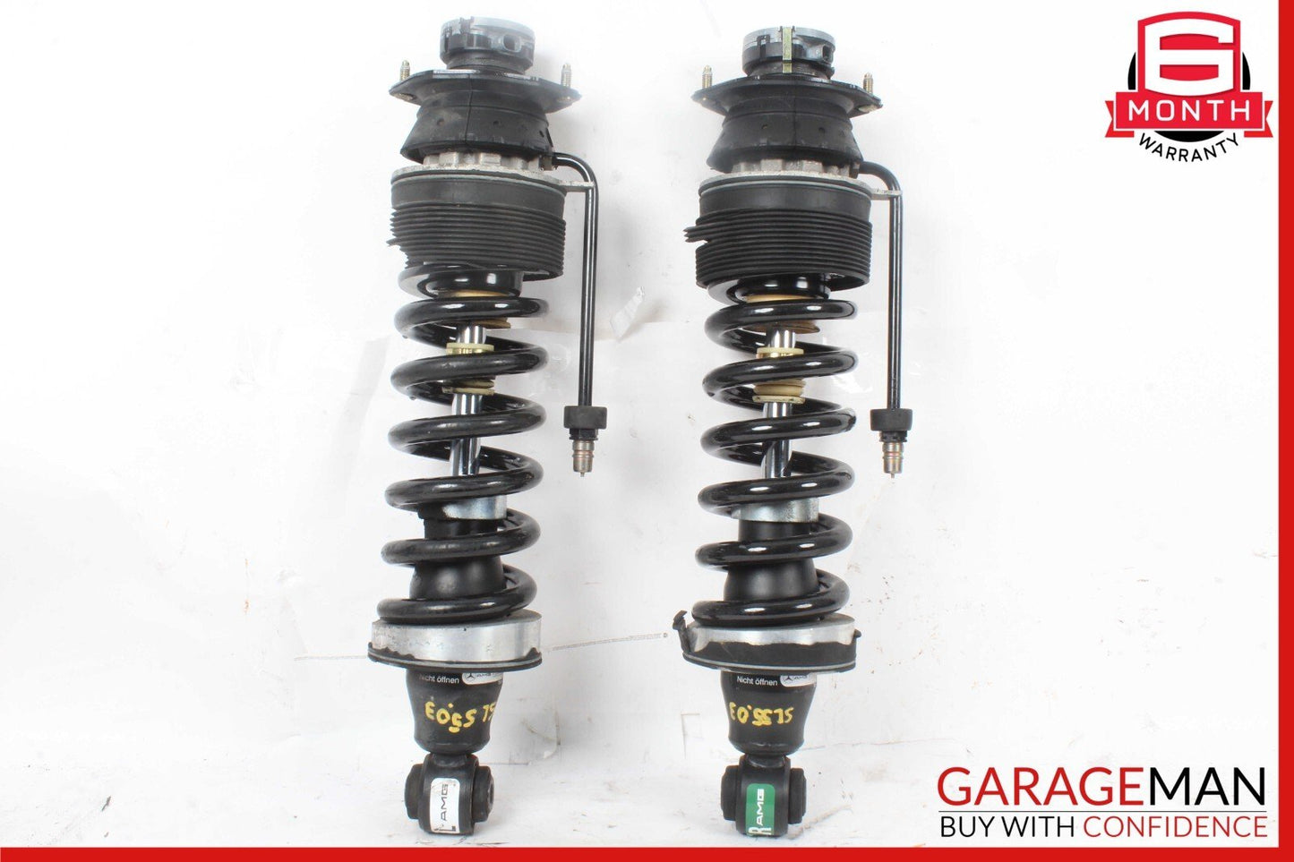 03-06 Mercedes R230 SL55 SL65 Rear Right & Left ABC Shock Strut Hydraulic OEM