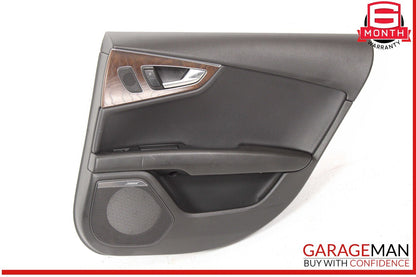 12-18 Audi A7 Rear Right Passenger Side Interior Door Panel Trim Cover OEM
