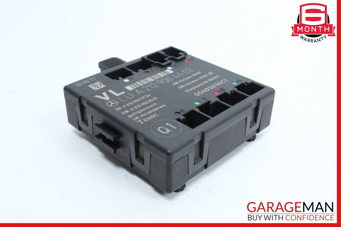 08-14 Mercedes W204 C250 C300 Front Left Side Door Control Module Unit OEM